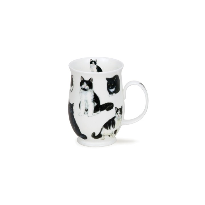Becher Suffolk 0.31L Dunoon - Cats Black & White
