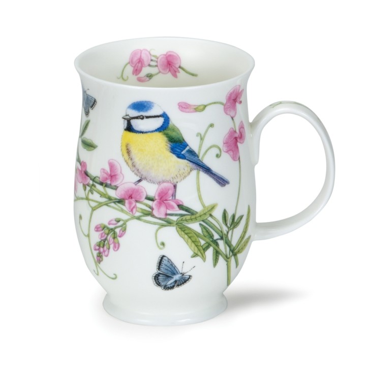 Becher Suffolk 0.31L Dunoon - Hedgerow Birds Bluetit