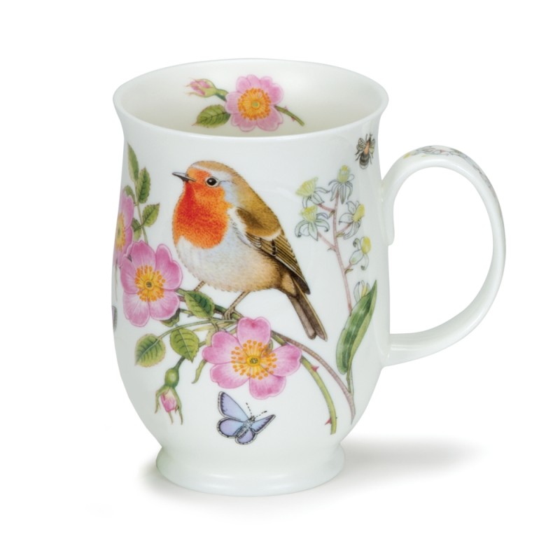 Mug Suffolk 0.31L Dunoon - HEDGEROW BIRDS ROBIN