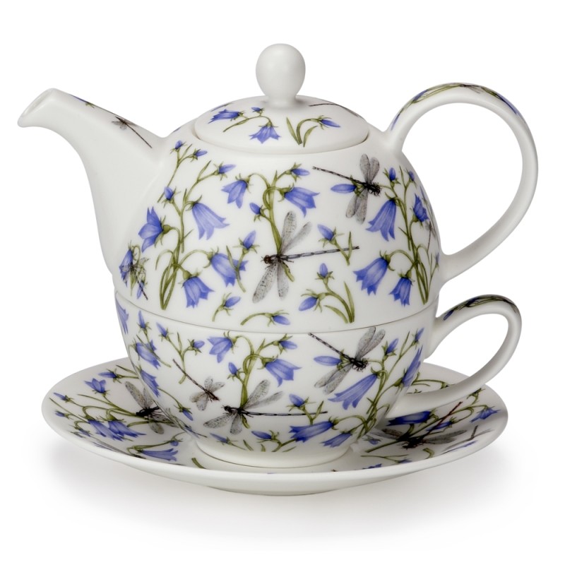 Teiera Dunoon - tea for one .- Dovedale Harebell