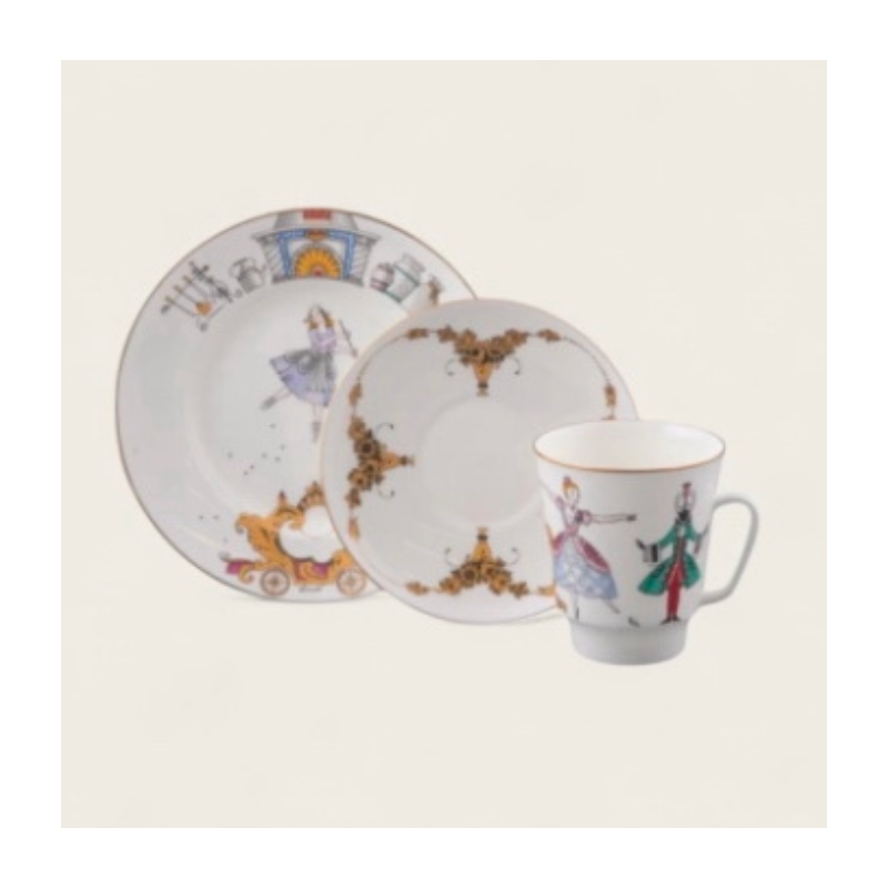 Tazza - Collezione Balletto (3 pz.) - Cenerentola - Porcellana di San Pietroburgo