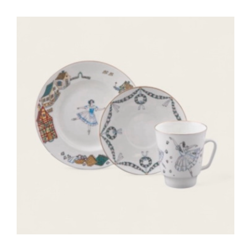Tasse - Kollektion Ballett (3-tlg.) - Giselle - Porzellan aus St. Petersburg