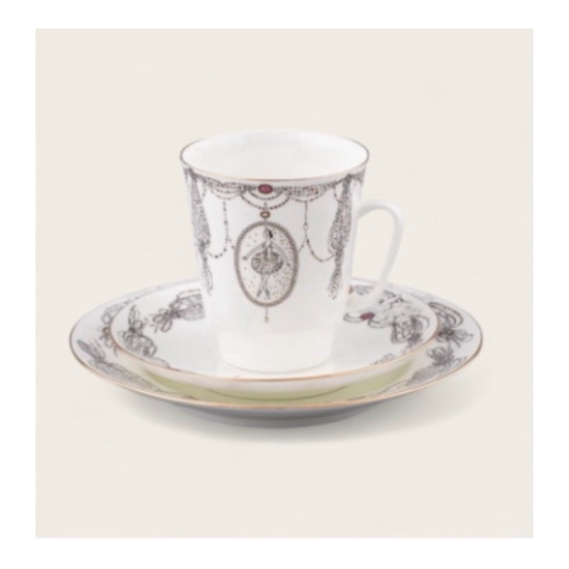 Cup - Ballet Collection (3 pcs) - Swan Lake - St Petersburg porcelain