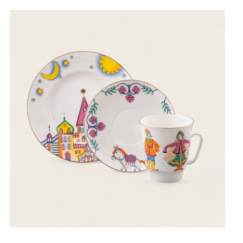 Cup - Ballet Collection (3 pcs) - The Little Humpbacked Horse - St Petersburg porcelain