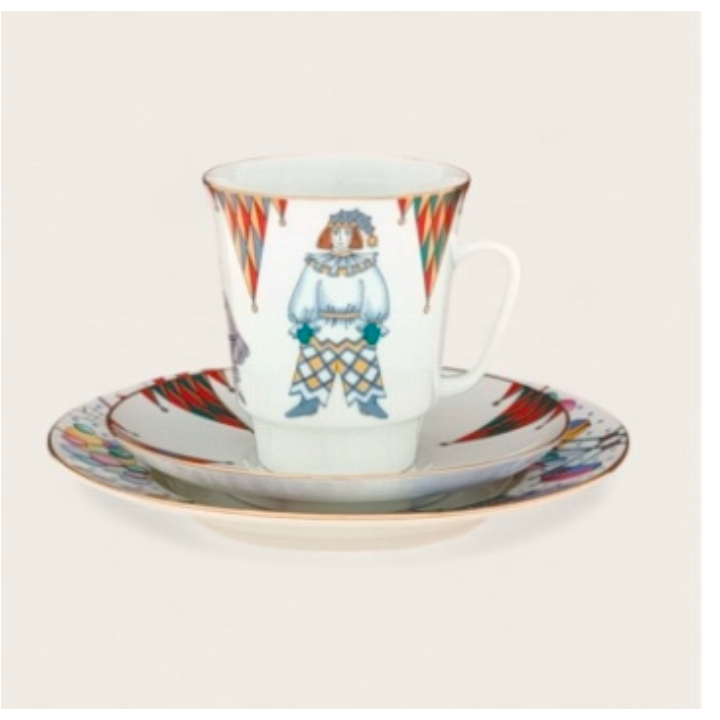 Tazza - Collezione Balletto (3 pz.) - Petruška - Porcellana di San Pietroburgo