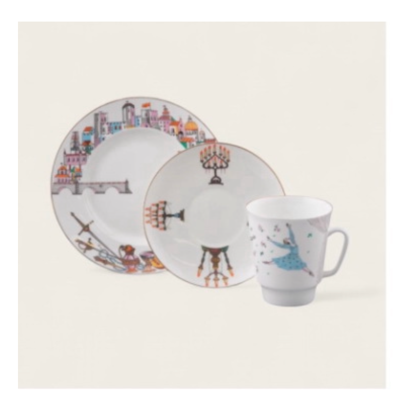 Tazza - Collezione Balletto (3 pz.) - Romeo e Giulietta - Porcellana di San Pietroburgo