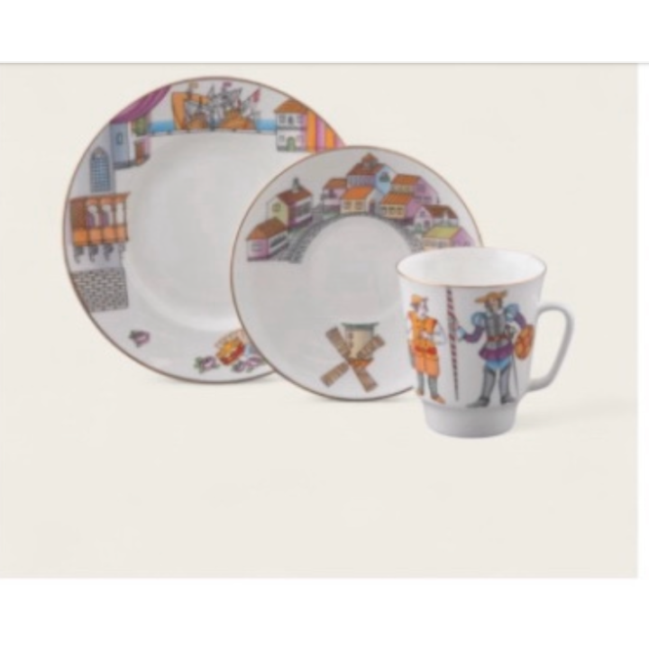 Tasse - Kollektion Ballett (3-tlg.) - Don Quijote - Porzellan aus St. Petersburg