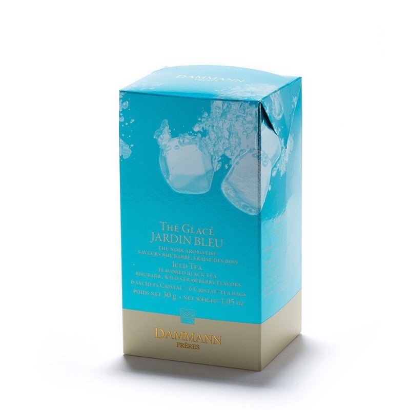 ICED TEA JARDIN BLEU - BOX OF 6 TEA BAGS - DAMMANN FRÈRES