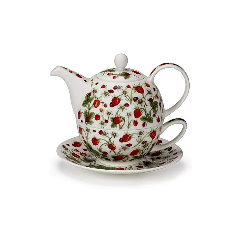 Dunoon tea for one Teapot - Dovedale Strawberry