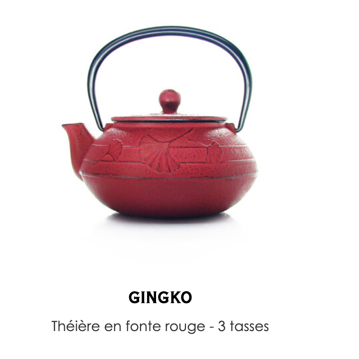Teiera in ghisa rossa