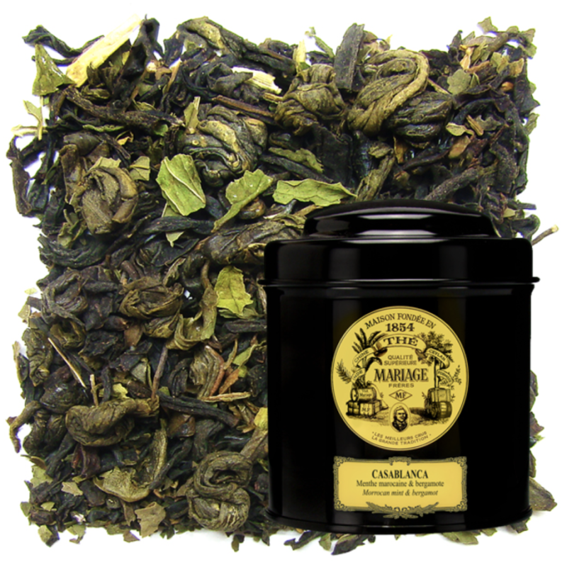 SCHWARZTEE - CASABLANCA® Schwarz- & Grüntee - Jardin Premier* mit Minze & Bergamotte