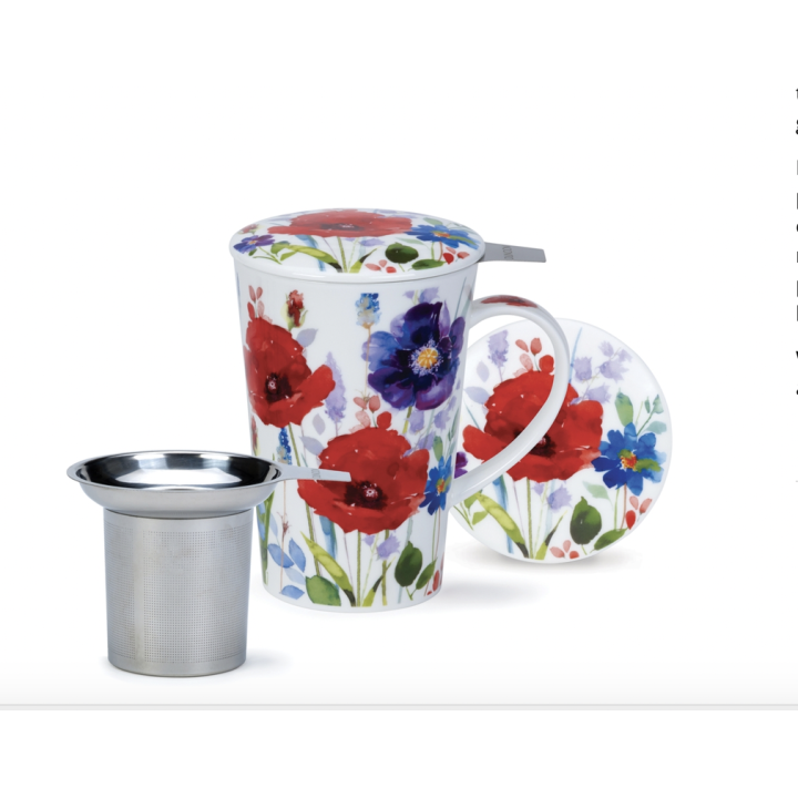 Shetland Mug with built-in infuser - Wild Garden