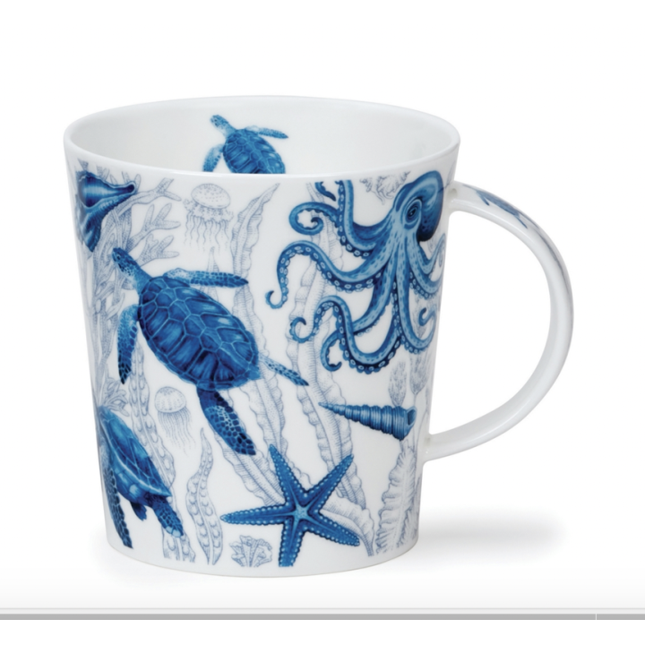 Mug Lomond 0.32 L Dunoon - Blue Ocean - Tartaruga