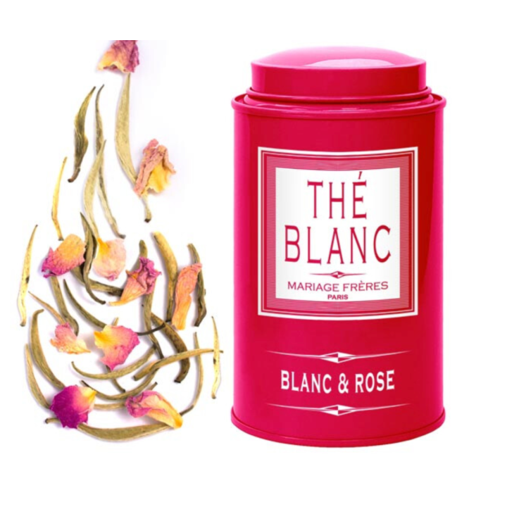BLANC & ROSE® - White tea - Lacquered tin - 20 g