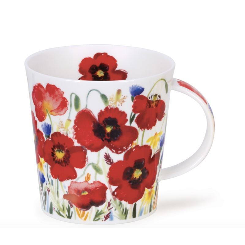 Becher Cairngorm 0,48 L Dunoon - Landleben Mohnblumen