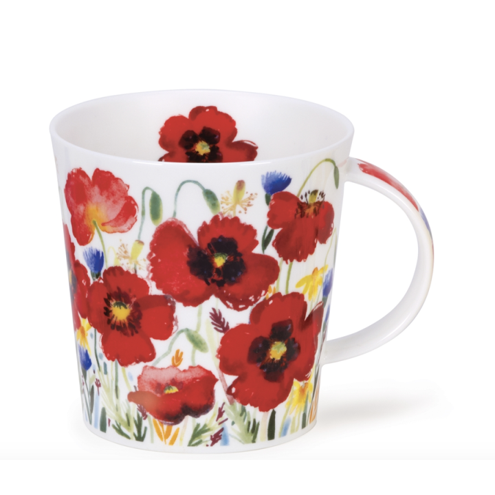 Mug Cairngorm 0.48 L Dunoon - Countryside poppies