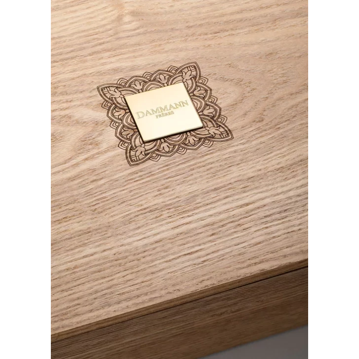 COFFRET BOIS CLAIR POUR 48 SACHETS - VIDE