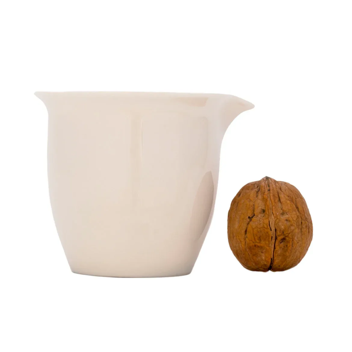 Gongdaobei blanc & feuilles en porcelaine, 180 ml