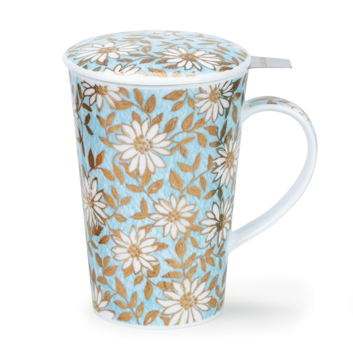 Mug with built-in infuser Dunoon Shetland - Aqua
