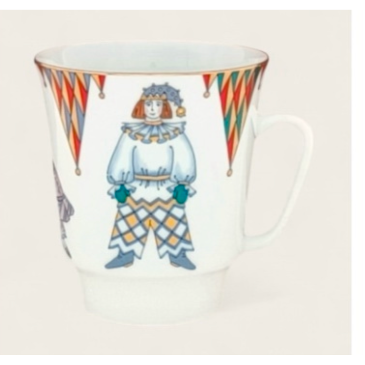 Cup - Ballet Collection (3 pcs) - Petrushka - St Petersburg porcelain