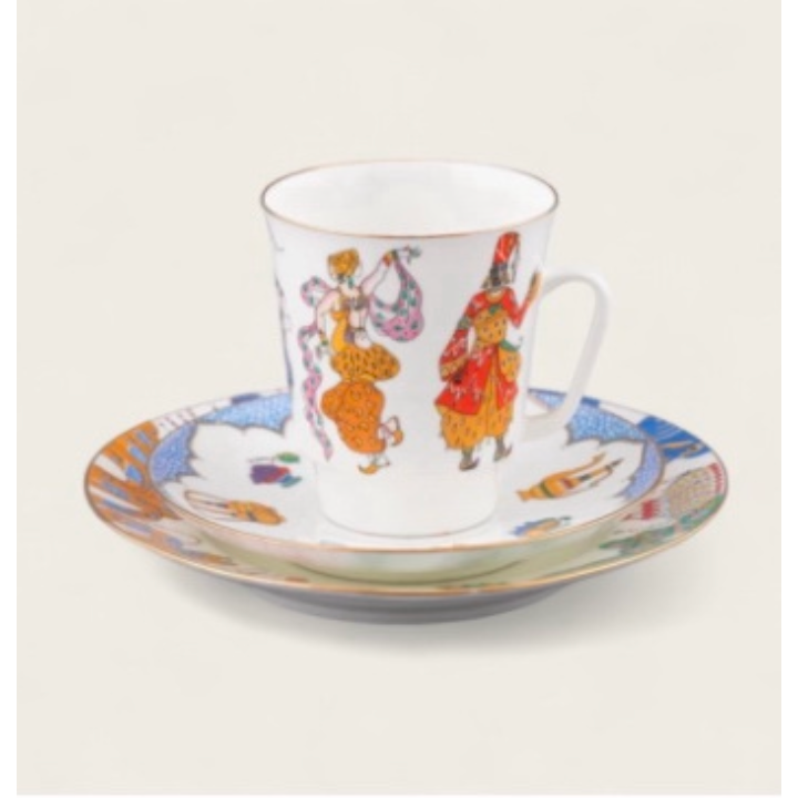 Tasse - Kollektion Ballett (3-tlg.) - Scheherazade - Porzellan aus St. Petersburg