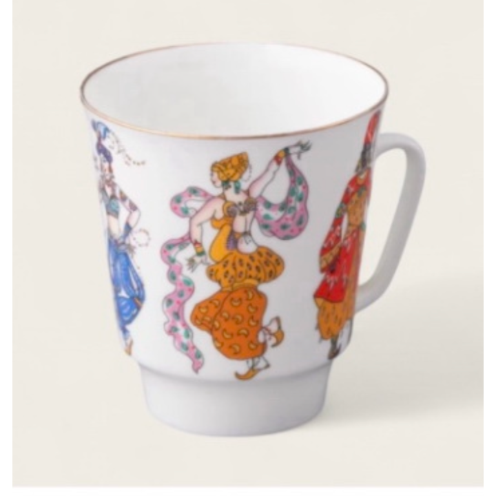 Tazza - Collezione Balletto (3 pz.) - Sheherazade - Porcellana di San Pietroburgo