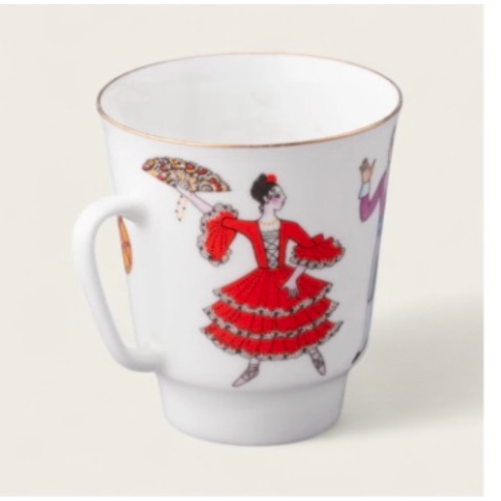 Cup - Ballet Collection (3 pcs) - Don Quixote - St Petersburg porcelain