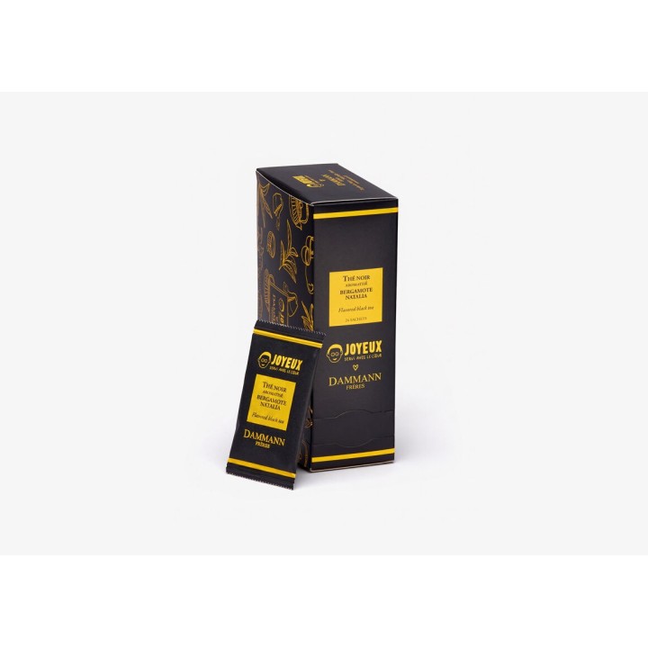 BERGAMOTE NATALIA - BLACK TEA 24 individually wrapped tea bags