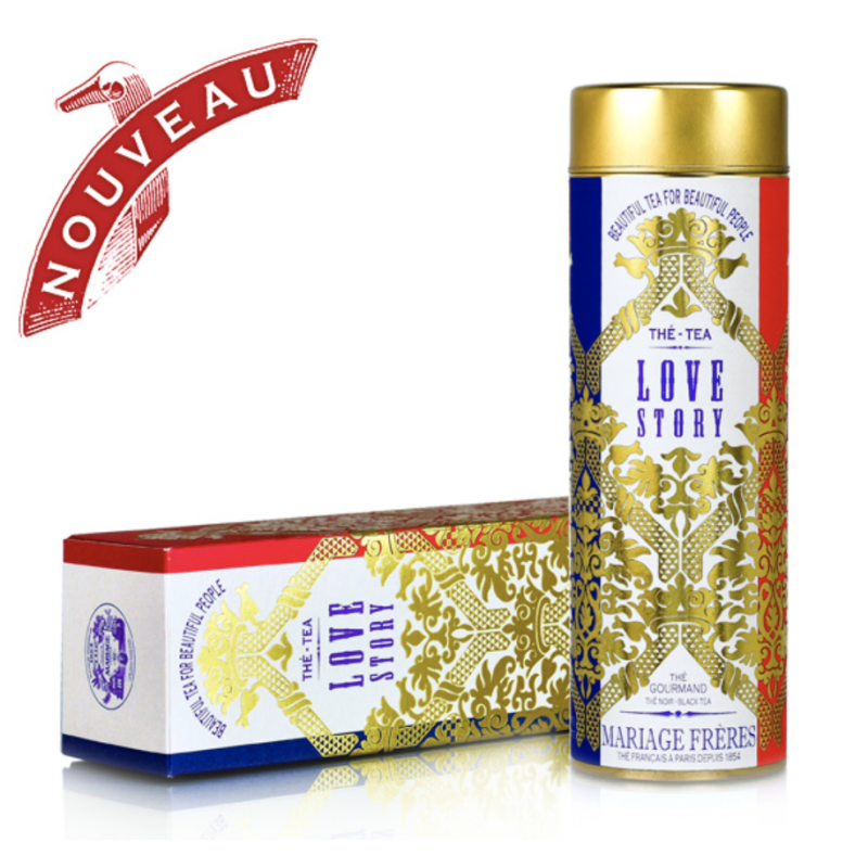 LOVE STORY® Gourmet black tea with enveloping fruity floral notes