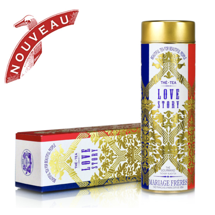 LOVE STORY® Thé noir gourmand notes fruitées florales enveloppantes