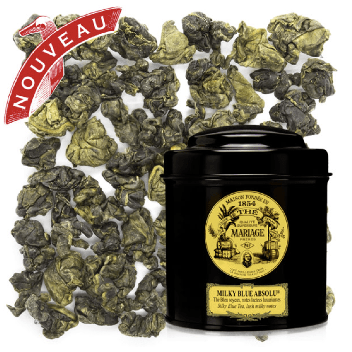 MILKY BLUE ABSOLU® - Silky blue tea with luxuriant milky notes - Jardin premier* - 100g tin