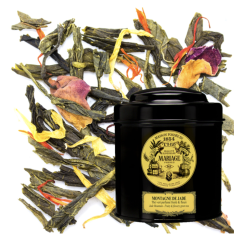 MONTAGNE DE JADE® Thé vert parfumé - Jardin Premier* fruité & fleuri - Boite de 100g
