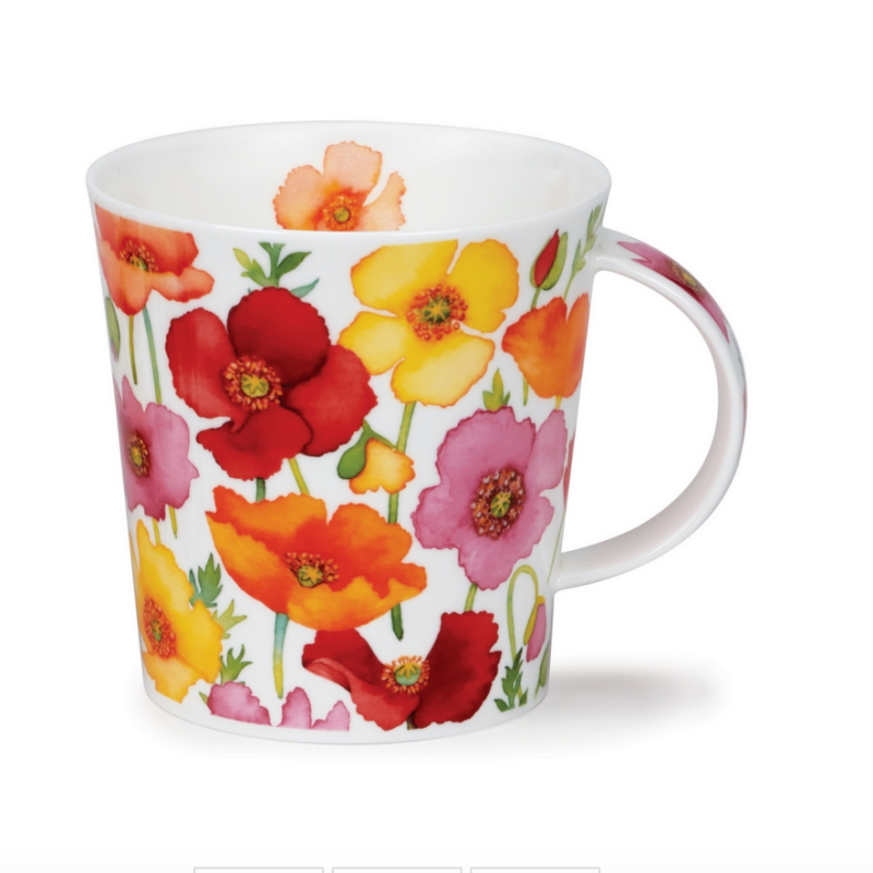 Becher Cairngorm 0,48 l - Dunoon - Floral fiesta Poppy
