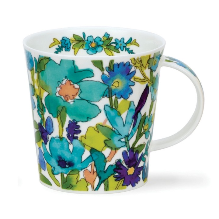 Becher Cairngorm 0.48L Dunoon - Flower Shower Blue