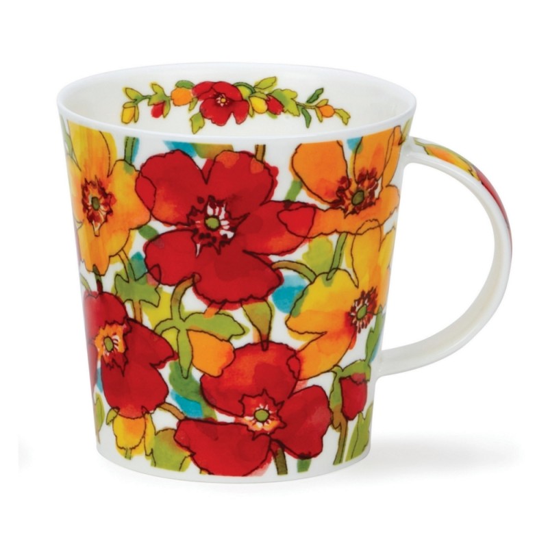 Becher Cairngorm 0.48L Dunoon - Flower Shower Red