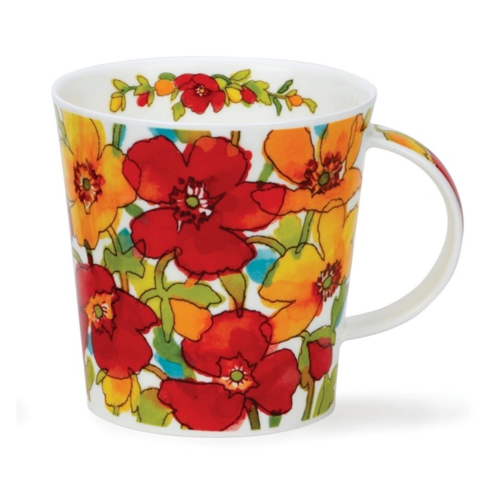 Becher Cairngorm 0.48L Dunoon - Flower Shower Red
