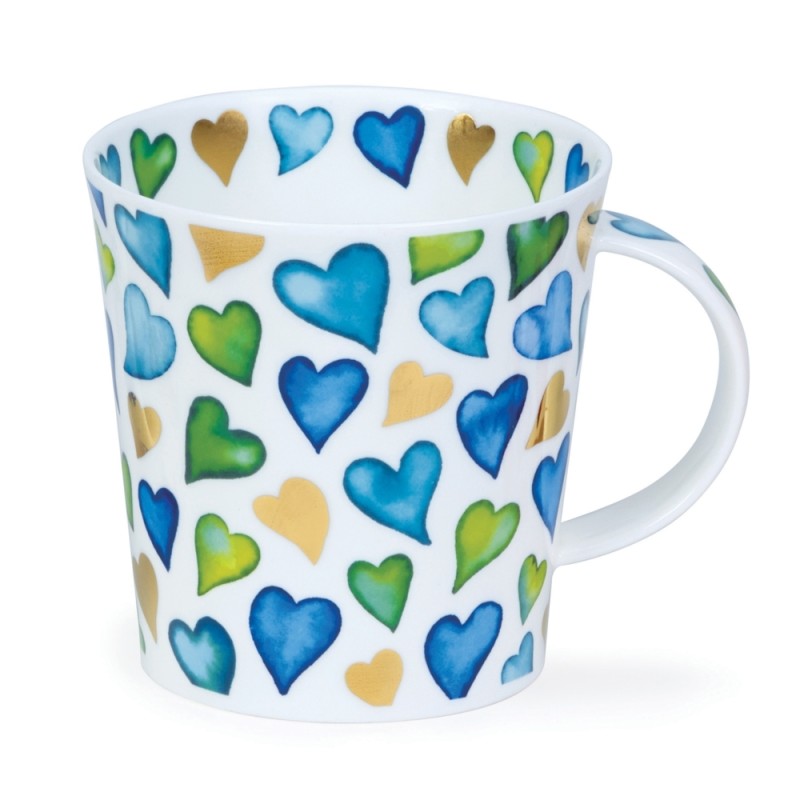 Becher Cairngorm 0.48L Dunoon - Lovehearts Blue