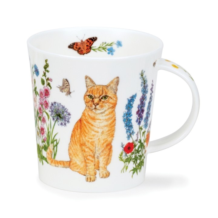 Becher Lomond 0.32L Dunoon - Floral Cats Ginger