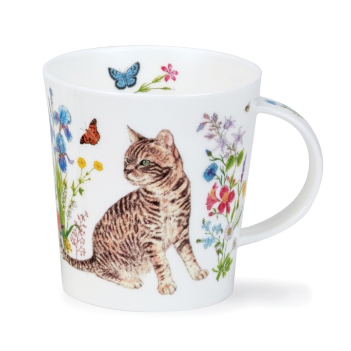 Becher Lomond 0.32L Dunoon - Floral Cats Tabby
