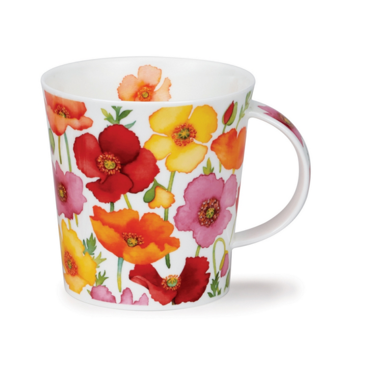 Mug Lomond 0,32L - Dunoon - Floral Fiesta Poppy