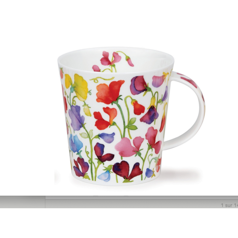 Becher Lomond 0,32L - Dunoon - Floral Fiesta Sweet Peas