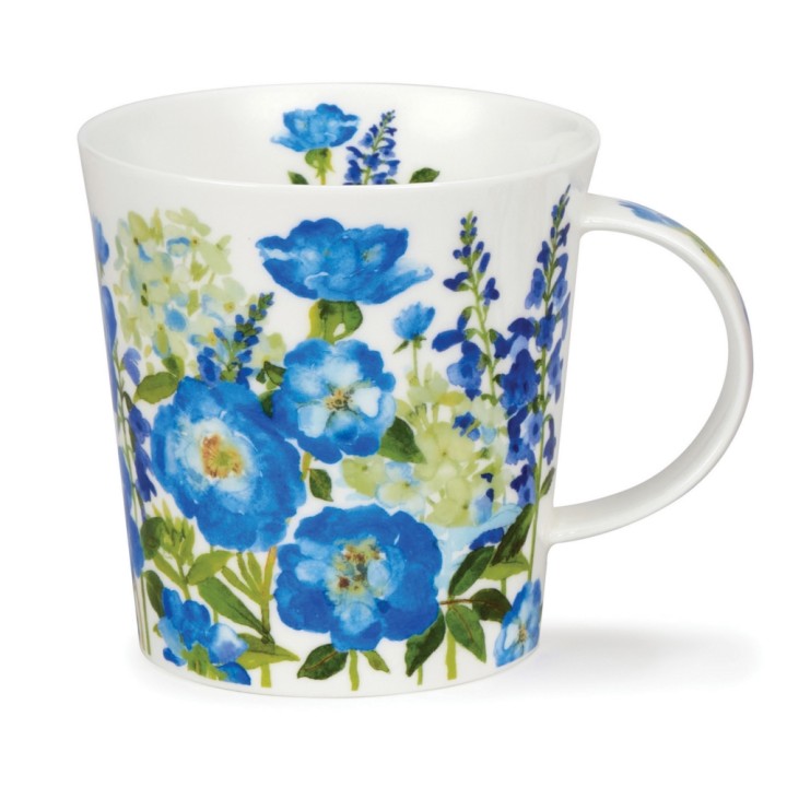 Becher Lomond 0.32L Dunoon - FLOWER GARDEN BLUE