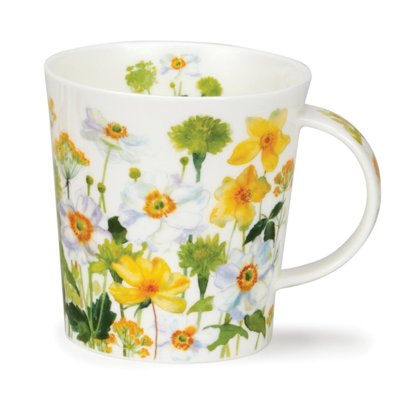 Becher Lomond 0.32L Dunoon - FLOWER GARDEN WHITE