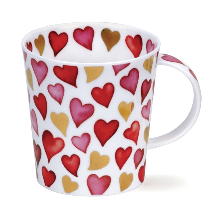 Becher Lomond 0.32L Dunoon - Lovehearts Red