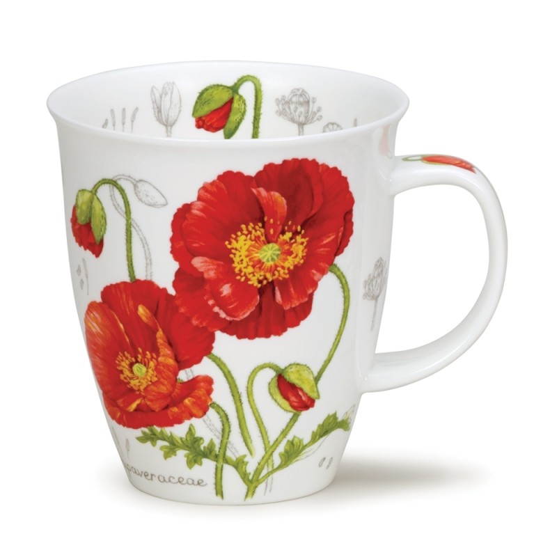 Becher Nevis Dunoon 0.48L - Botanical Sketch Poppy