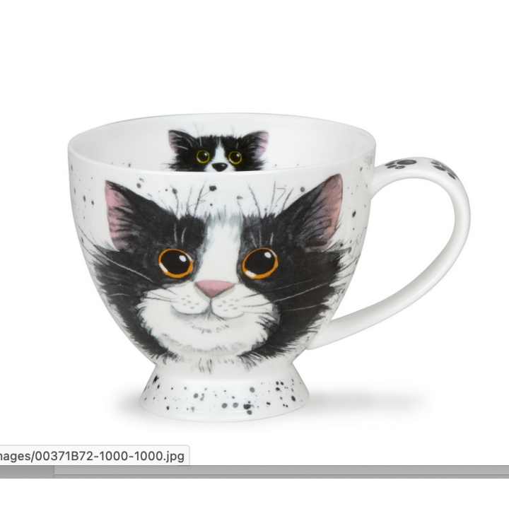Becher Skye 0,42L - Dunoon - CATTER SPLATTER BLACK & WHITE